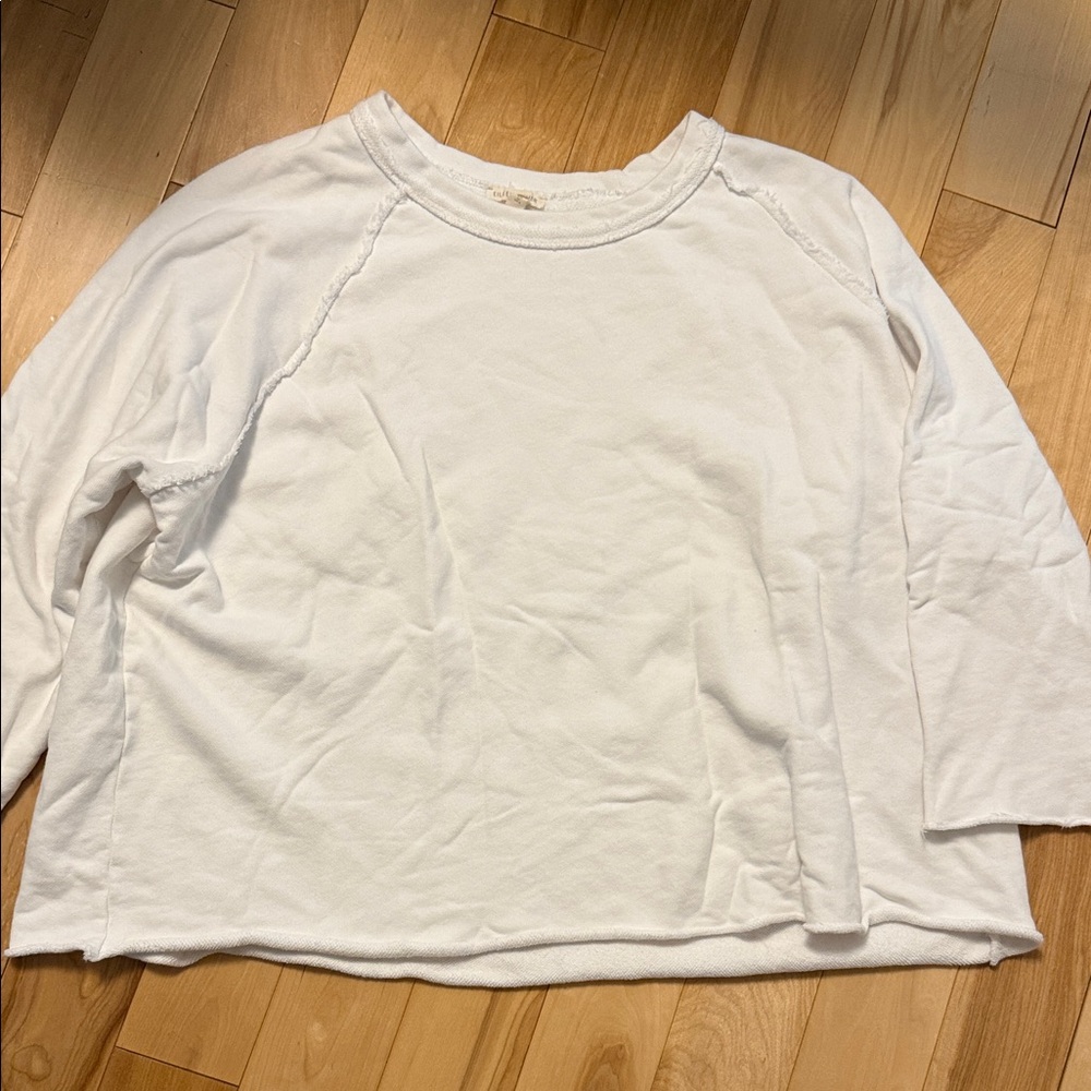 Eileen Fisher Women's White Sweatshirt
